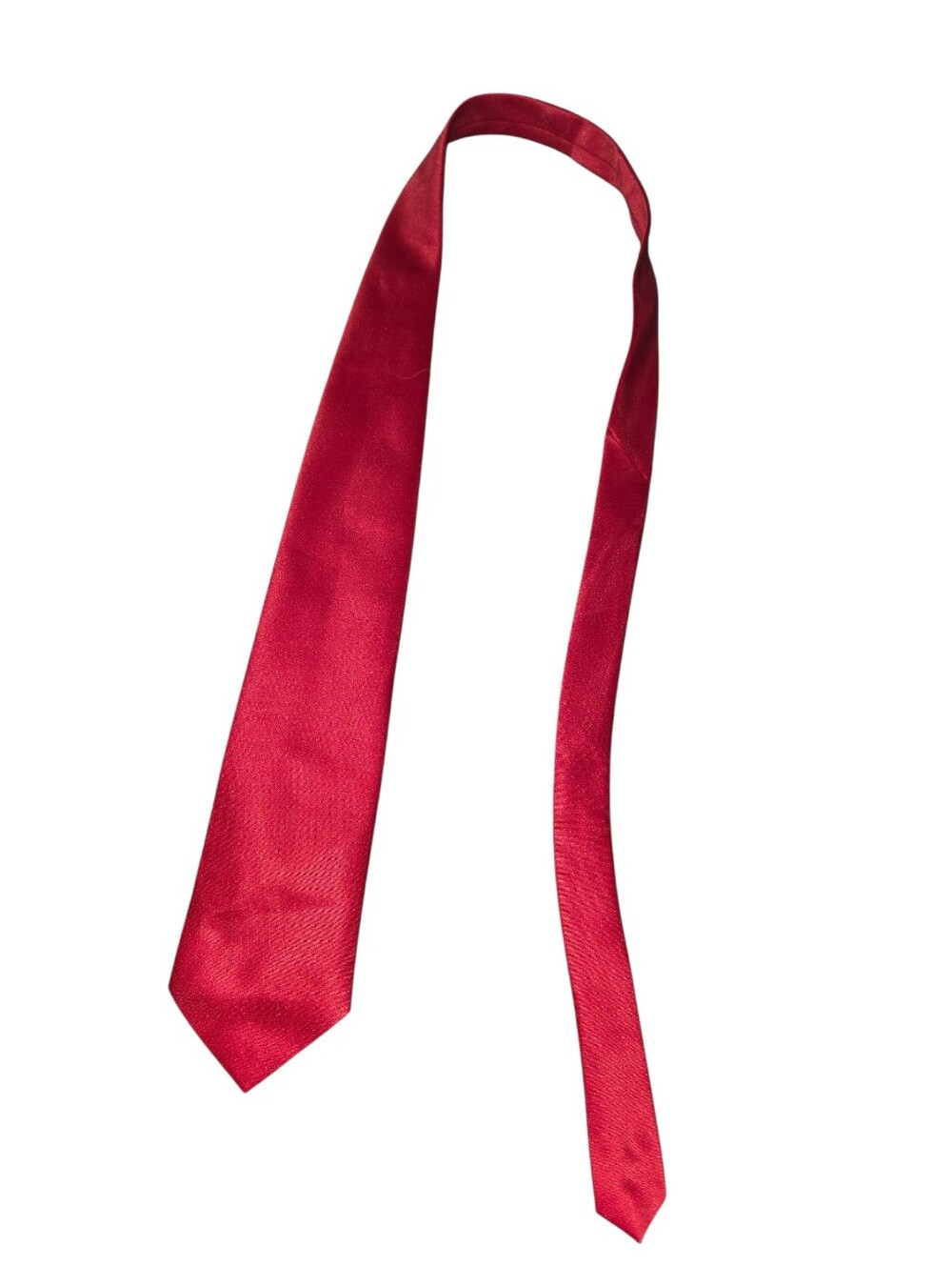 6/8/58. Haband Men's Satin Red Tie